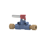 Shut-Off Valve Tefzel™ (ETFE) with 1/8" Fittings